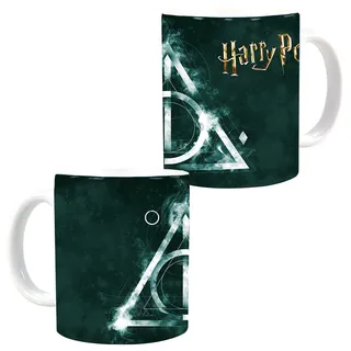 HARRY POTTER - Tasse Becher Kinder Zauberer Heiligtümer des Todes aus Porzellan, 320 ml