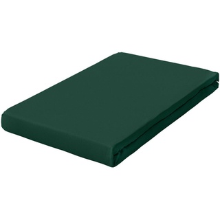 schlafgut Pure Baumwolle 180 x 200 - 200 x 220 cm green deep