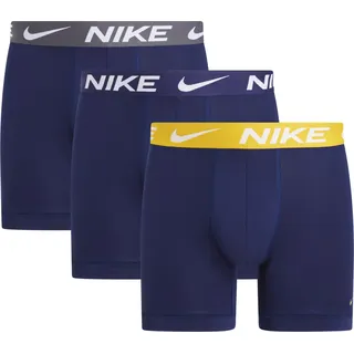 Nike Boxershorts Brief 3PK Unterwäsche, BLE VD-Uni Gld/Drk Gry/BE Void WB, XXL Herren