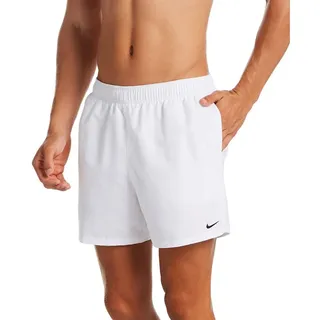 Nike Herren 5 Volley Short Badehose, Weiß, L