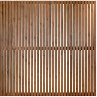 Sichtschutzzaun-Element Quadra 180 cm x 180 cm Natur Lackiert
