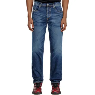 Diesel 5-Pocket D-Finitive weite Passform blaue Baumwolle - Blau