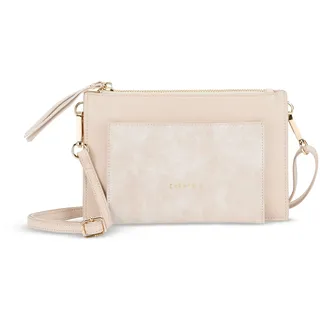 Expatrié Umhängetasche Damen Beige - Isabelle - Elegante Clutch und Crossbody Bag mit abnehmbarem Schultergurt - Flache und Kleine Handtasche für Hochzeit & Ausgehen