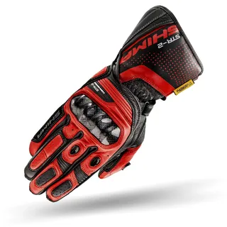 SHIMA STR-2 Motorrad Handschuhe schwarz-rot, Größe 2XL für Männer