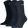Tennissocken 3er Pack Blau/Silber 47-49