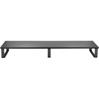Ricoo Monitorständer 2 Monitore Bildschirmerhöhung 100 x 26 x 12 cm Schwarz