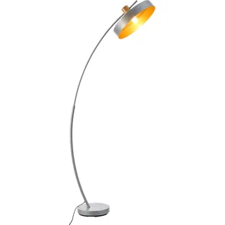 Stehleuchte 'Stafford' Bogenleuchte 159cm Grau - Grau