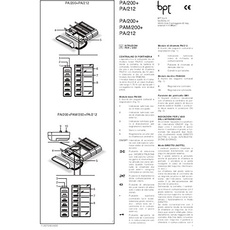 Bpt CMC62905200 Pa/212 BB-Modul mit 12 Tasten