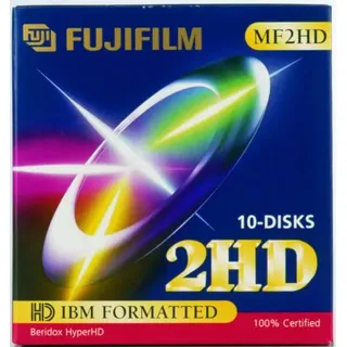 Fuji Disketten MF2HD 1,44MB 8,9cm (3,5Zoll) 10er Pack