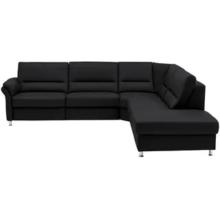 Beldomo Premium Ecksofa , Anthrazit , Leder , Echtleder , Rindleder , Ottomane rechts, L-Form , 288x249 cm , Goldenes M , erweiterbar, Typenauswahl, Bettkasten erhältlich, Fußauswahl, Lederauswahl, Stoffauswahl, planbar, seitenverkehrt erhältlich, Bettfunktion erhältlich, Hocker erhältlich, Rückenfutter, individuell planbar, Armteil links , Wohnzimmer, Sofas & Couches, Wohnlandschaften, Ecksofas
