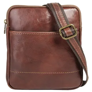 Piké Umhängetasche Leder Brown