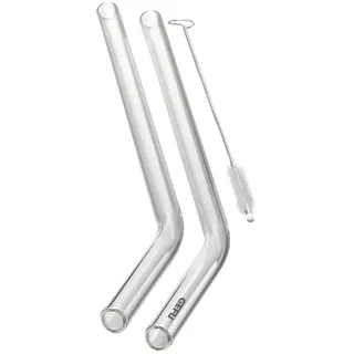 GEFU Future Glastrinkhalm 4 St. transparent