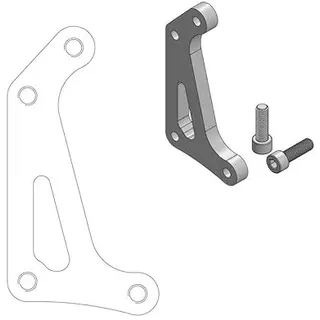 Moto-Master Bremssattel-Adapter für Supermoto Racing 320 Mm