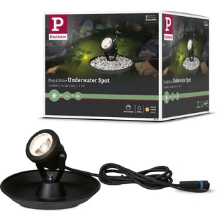 Paulmann LED Teichleuchte Aluminium 19,5 cm inkl. 2m Kabel schwarz