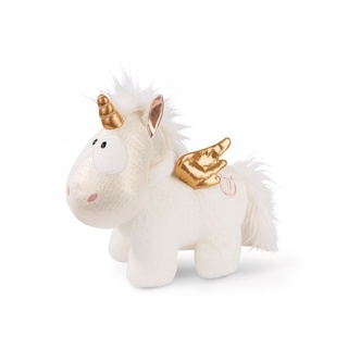 NICI Einhorn-Engel Angelia 32cm – Einhorn Plüschtier für Mädchen, Jungen & Babys – Flauschiges Stofftier zum Kuscheln & Spielen – Kuscheliges Schmusetier – Theodor & Friends, weiß/Gold, 32 cm