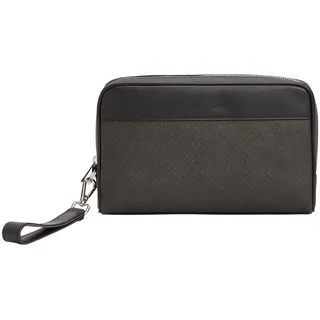 Tommy Hilfiger Herren Pouch Tasche Flag Monogram mit Reißverschluss, Schwarz (Black), Einheitsgröße