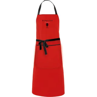 APELT Grillschürze »3963 Outdoor, BARBECUE Season«, (1 tlg.), Fleckschutz, rot