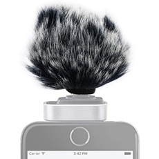 YOURSHARES MV88 Microphone Windscreen Muff Windjammer Pop Filter - Mikrofon Fell Windschutz Pop-Schutz Kompatibel mit Shure MV88 iOS Digital Stereo Condenser Mikrofon