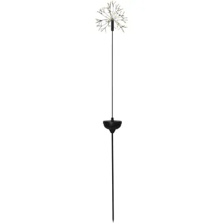 Star Trading Solarleuchte Edelstahl 85,0 cm spritzwassergeschützt schwarz