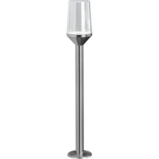 LEDVANCE Wegeleuchte Edelstahl, Glas 80,0 cm spritzwassergeschützt E27 silber