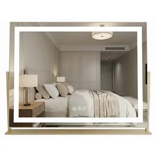 Spiegel Rea Studio 58X45 Led Kupfer - Gold