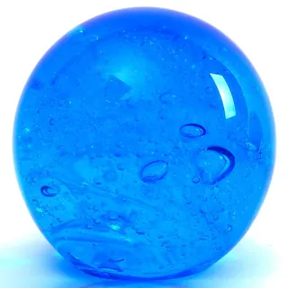 EUSTUMA Farbiges Glas Marine Life Statue, EIN Geschenk Für Marine Life Lovers ? Wohnkultur, Aquarium Dekor, Office Decor Ocean Lovers (Briefbeschwerer Kugel)