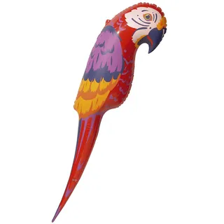 w widmann milano party fashion 2391P - Aufblasbarer Papagei, Größe circa 110 cm, Tier, Vogel, Hawaii Party, Mottoparty