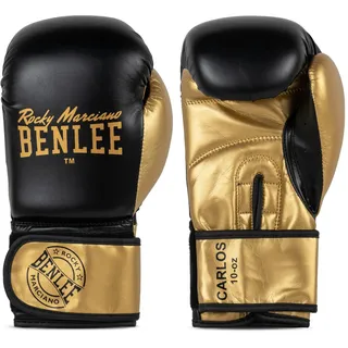 BENLEE Rocky Marciano Benlee Boxhandschuhe aus Kunstleder (1Paar) Carlos Black/Gold 12 oz