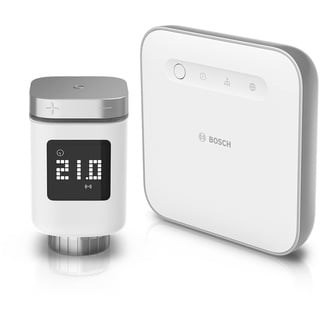 Bosch Smart Home Starter Set Heizen, mit App Steuerung, kompatibel mit Apple Homekit, Amazon Alexa und Google Assistant - Amazon Edition