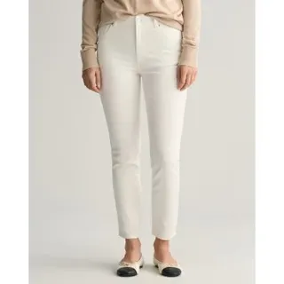 Gant für Damen. 4100224 Slim Fit Knöcheljeans weiß (27), Lässig, Baumwolle