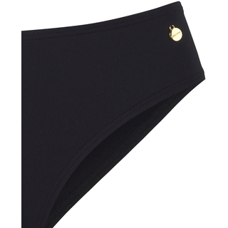 Bikini-Hose LASCANA "Salsa", Damen, Gr. 46, N-Gr, schwarz, Microfaser, Recycling-Polyamid, unifarben, Badehosen Bikini-Hose, mit normalem Schnitt, Topseller