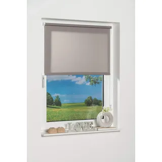 K-HOME Klemmfix-Minirollo, Grau Tageslicht 40 x 150 (B x L)