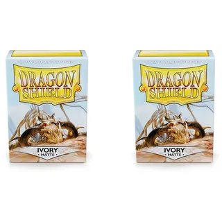 Arcane Tinmen ART11017 Dragon Shield: Matte – Ivory (100) (Packung mit 2)