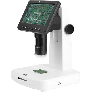 TOOLCRAFT TO-9076404 12.7 cm (5-Zoll) LCD-Digitalmikroskop mit Polaris