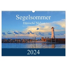 Segelsommer - Dänische Südsee (Wandkalender 2024 DIN A3 quer), CALVENDO Monatskalender