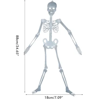 Leuchtendes Halloween Skelett, leuchtendes Skelett Modell, Halloween Party Dekorationen