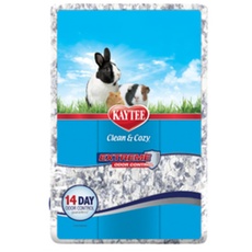 Kaytee Clean & Cozy Streu für kleine Haustiere wie Mäuse, Rennmäuse, Nagetiere, Hamster, Kaninchen, Extremer Geruchskontrolle & saugfähige Papierstreu, 99, 9 % staubfrei, 40L