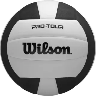 Wilson Pro Tour Indoor-Volleyball, Schwarz/Weiß, offizielle Größe