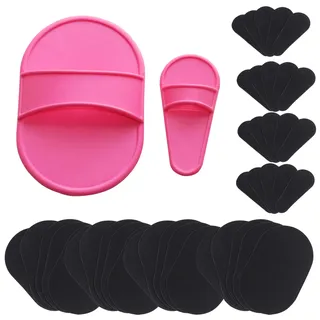 TRIXES Haarentfernungs-Pads x40 – glatte Haut für Beine, Arme & Körper | 40 Polierpads & 2 Halter – Depilationspads zur Haarentfernung