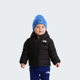 The North Face Baby Reversible Perrito Hooded Jacket tnf black/smoked pearl), (WOO) 3M