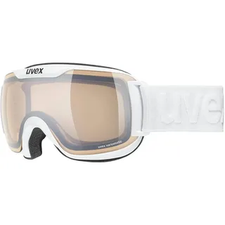 Uvex downhill 2000 S V Skibrille, white/silver-clear, one size