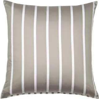 JANINE Kissenbezug modernclassic 39028-28 80 x 80 cm Braun