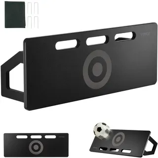 Vevor Fußball Rebound Board, tragbares Prellwand 80 x 30 cm, HDPE Rebounder Ausrüstung mit 2 Rückprallwinkeln, Trainingsbrett Rebounder Kicker für Fußballtraining Pass- und Schussübungen
