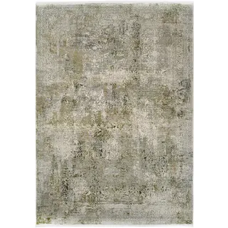 Dieter Knoll Läufer , Grau, Grün , Textil , Abstraktes , rechteckig , 80x300 cm , Care & Fair , für Fußbodenheizung geeignet, rutschfest, in verschiedenen Größen erhältlich, für Hausstauballergiker geeignet, antistatisch, pflegeleicht, strapazierfähig, reißfest , Teppiche und Böden, Teppiche, Teppichläufer, Läufer
