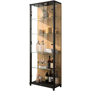 fif möbel Vitrine »OPTIMA«, Standvitrine, Vitrinenschrank, Glasvitrine, Sammlervitrine, LED