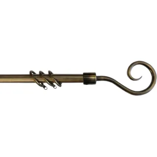 kippen 1302O Gardinenstange ausziehbar von 120-200 cm. Modell Haken aus Messing