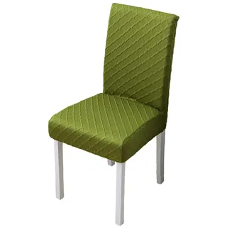 Sir Schmeer® Stylische Stuhlhussen aus Stretch-Stoff für perfekten Schutz und eleganten Look (Smaragd Grün)