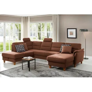 Home Affaire Wohnlandschaft Mikrofaser 3-Sitzer Braun