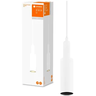 LEDVANCE TRACKLIGHT PENDANT CYLINDER, Schienenpendelleuchten mit GU10 Fassung, Geeignet für Lampen mit GU10 Sockel, Nennspannung: 220...240 V, White, Höhe: 1500.00 mm, Schutzart: IP20, Garantie: 5 Jahre