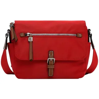 Umhängetasche EMILY & NOAH "Umhängetasche E&N Esther", Damen, Gr. B/H/T: 23cm x 20cm x 8cm 0, rot (rot 600), Polyester, Taschen Umhängetasche